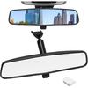 8201010F01AC 10.5" Universal Rear View Mirror, Interior Rearview Mirror Kit Replacement For Hevrolet Ford Toyota Nissan Jeep Honda Subaru Hyundai Kia