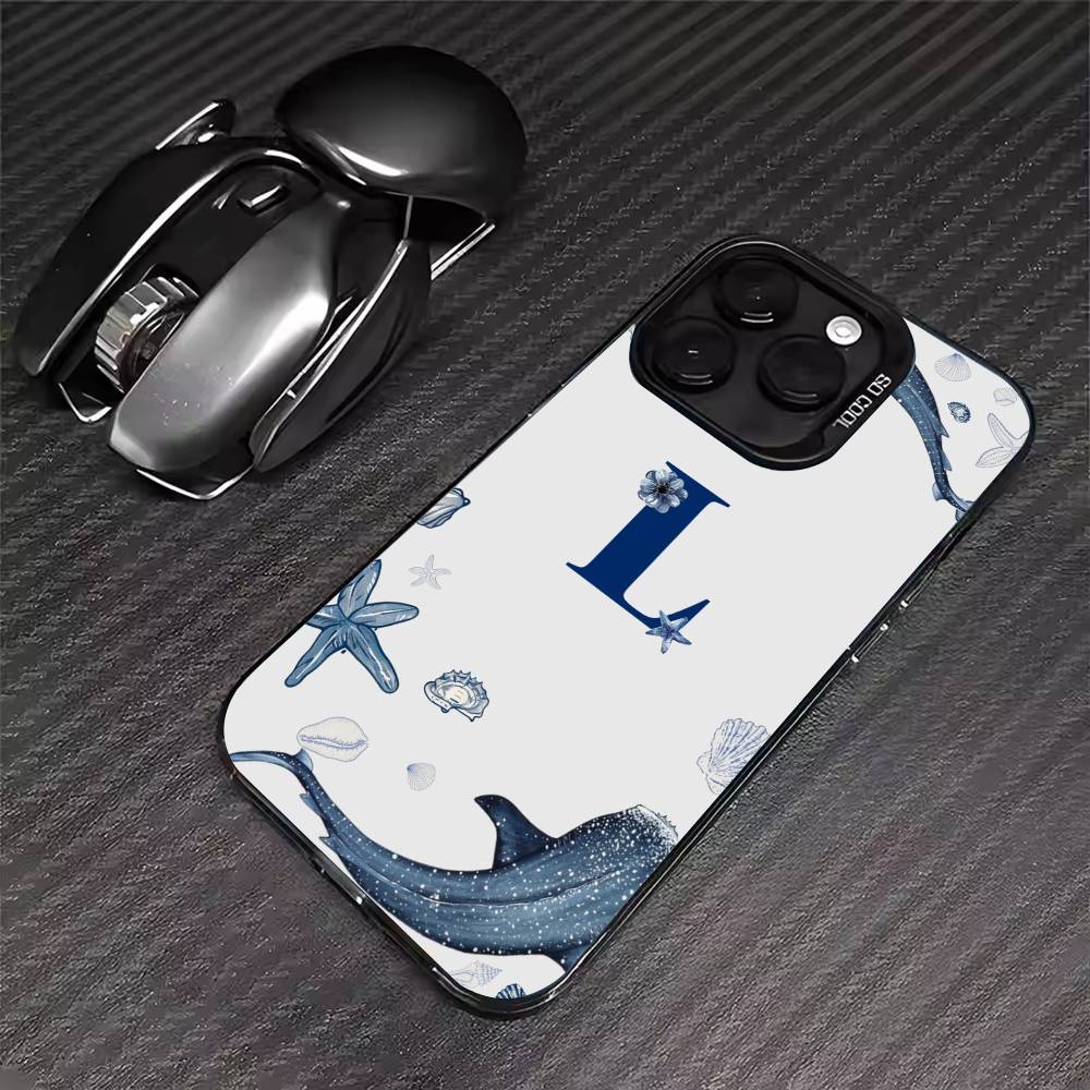 Ocean Shark Whale Design Phone Case For iPhone 17 16 15 14 13 12 11 Pro Max XS Max 7 8 Plus Shockproof Silicone Matte Cover