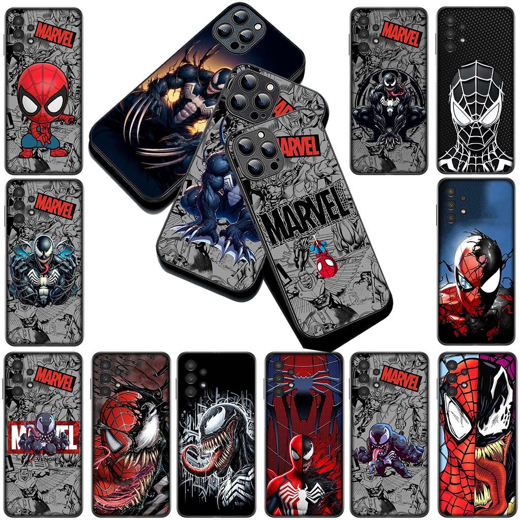Phone Cover for Motorola Moto G86 G57 E14 E15 G14 G34 G35 G84 G24 A54 G15 Power E22 Case SpiderMan Marvel Venom Spider Man