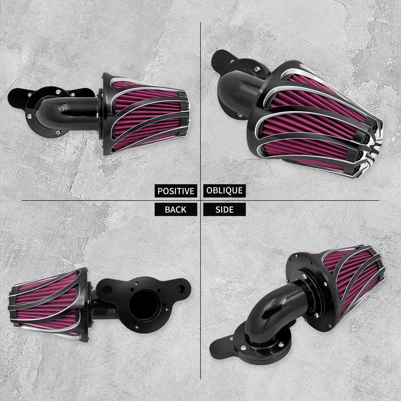 Motorcycle CNC Air Filter Intake Cleaner For Harley Softail Sportster XL 48 Touring Road King Street Glide Dyna Fat Boy Breakout