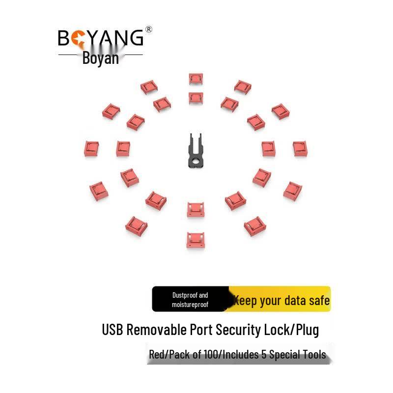 BOYANG USB-A Security Port Lock Kit