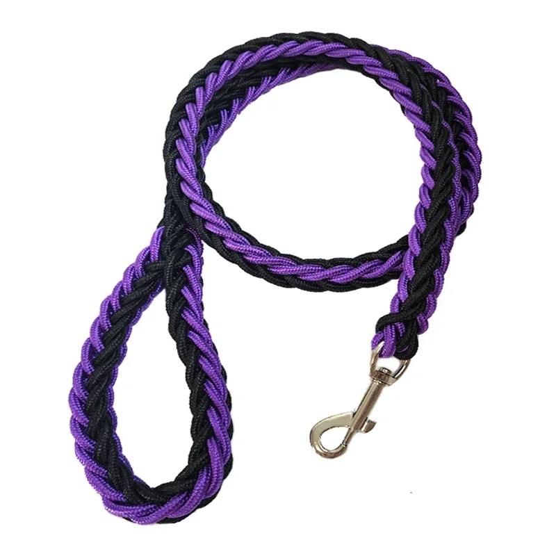 Nylon Dog Harness Leash For Medium Large Dogs Leads Pet Training Running Walking Safety Mountain Climb Dog Leashes Ropes Supply