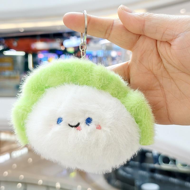 Cute Hamburgers French Fries Delicious Food Pendant Plush Stuffed Toy Doll Bag Pendant Keychain Jewelry Accessory Decoration