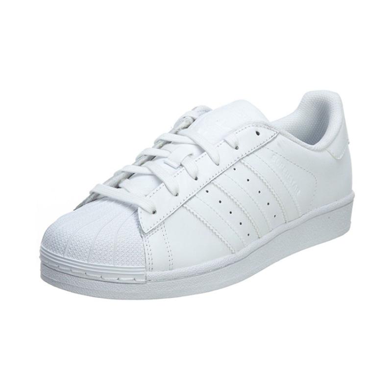 Adidas Originals SUPERSTAR Foundation J Slip Resistant Cushioning Low top Skateboard Shoes White Teenagers Sneakers B23641