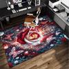 Starry Night Roses Office Rug Chair Mat, Entryway Carpet, Suitable for Front Door, Bedroom, Living Room, Desk, Holiday Gift