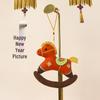 2026 Year of the Horse Zodiac Plush Mascot Toy - New Year Gift for Company Grand Opening