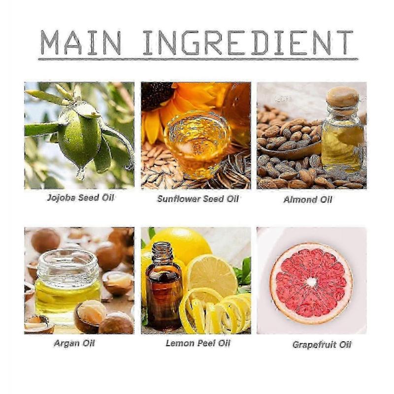 Beard Oil, Men's Facial Sideburns Styling Moisturizing Black Dense Treatment Oil