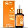 Kreni Vitamin C + Face Serum 30ml With Hyaluronic Acid | Antioxidants - Brightening | Anti-Aging & Hydrating Formula for Radiant Skin | Suitable Fo
