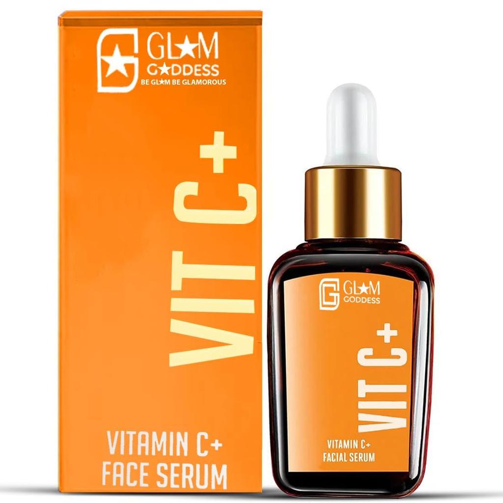 kreni Vitamin C + Face Serum 30ml With Hyaluronic Acid | Antioxidants - Brightening | Anti-Aging & Hydrating Formula for Radiant Skin | Suitable Fo