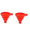 1/2Pcs Silicone Collapsible Foldable Funnel Household Kitchen Gadgets Portable Multifunctional Wine Oil Funnel Kitchen Supplies