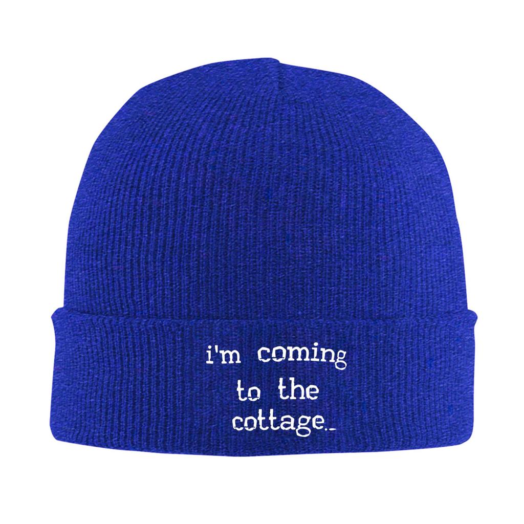 Im coming to the cottage Beanie Hats Heated Rivalry Bonnet Hats Men Women Outdoor Sport Knit Hat Winter Graphic Elastic Caps