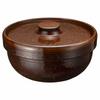 Nagatanien Roast Earthenware Pot (Serves 2-3 People), Direct Heat Compatible, Can Be Boiled Dry, NCK-87