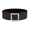 Wind Ladies Wide Belt Retro Elastic Elastic Waist Seal Dress Waist Decoration