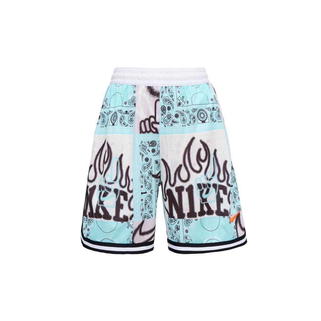 Nike SS23 SS24 DNA CHBL Print Quick-Dry Basketball Shorts Men Bottoms Pink Blue HF6151-418