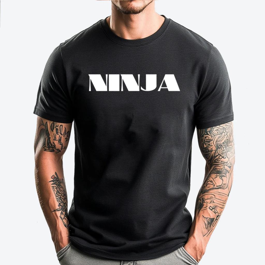 Ninja Lazy Halloween Costume Green And White Graphic T Shirt New Shirts And T-Shirts Big And Tall Camiseta