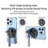 Universal Magnetic Phone Adapter With Cold Shoe Mount 1/4Inch Thread For Camera Tripod Bracket Aluminum Alloy Phone Holder