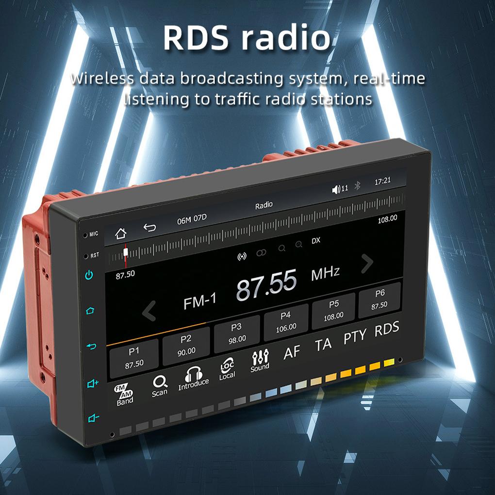 AM/FM Car Radio 2 Din Multimedia Video Player Carplay Android Auto Universal 7 Inch 2 Din Android Navigation Auto Stereo