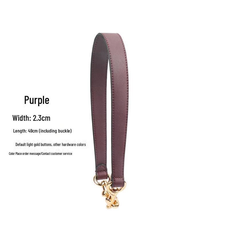 Black PU Handbag Replacement Strap: Women's Underarm Bag, Short Single Shoulder Handle, Trendy Plain Design