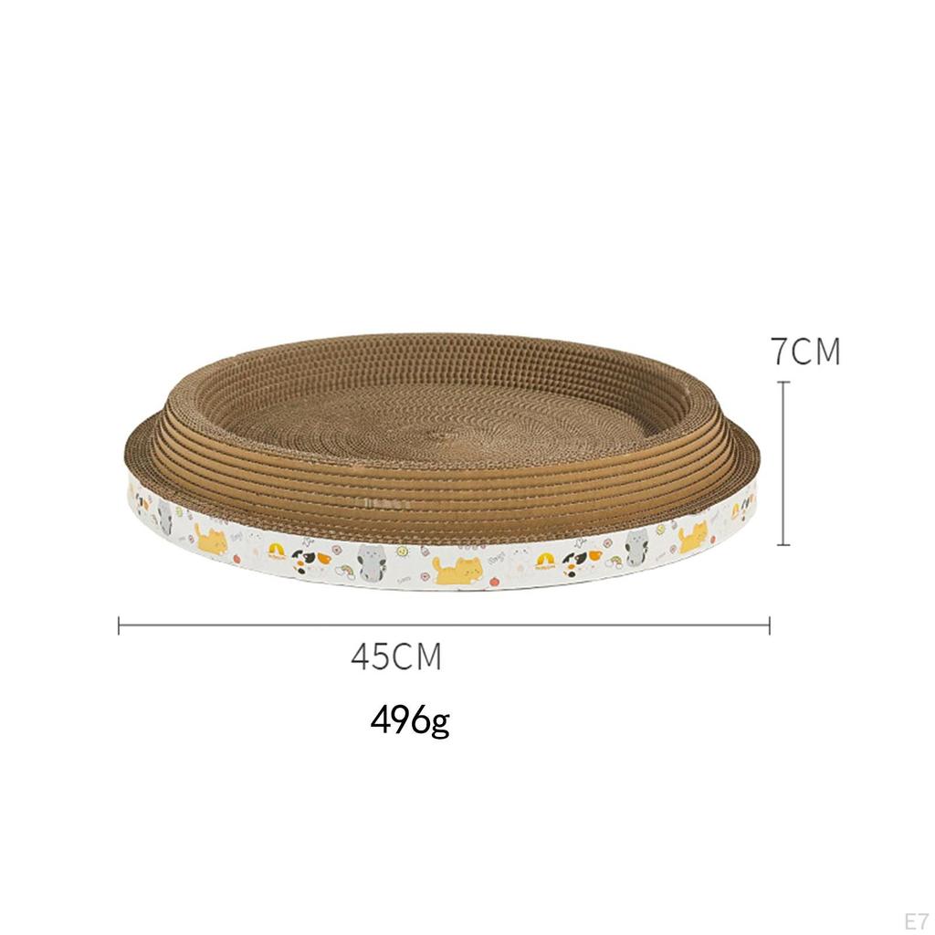 Cardboard Cat Scratcher Bed for Feline Claw Care