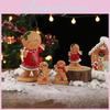 Christmas Gingerbread Man Resin Craft For Children Holiday Gifts Decorations