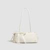 Bow bowling bag women's 2025 new texture solid color shoulder armpit bag fashionable and versatile commuter handbag