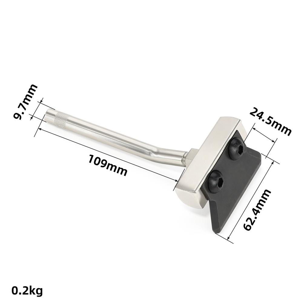 Oil Pan Seal Removal Tool for Car Repair - Rugged Steel Design Supports Accurate Seal Extraction Without Damage
