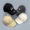 Cute Cartoon Rabbit Embroidered Baseball Cap Women Show Face Small Shade Sweet Cap