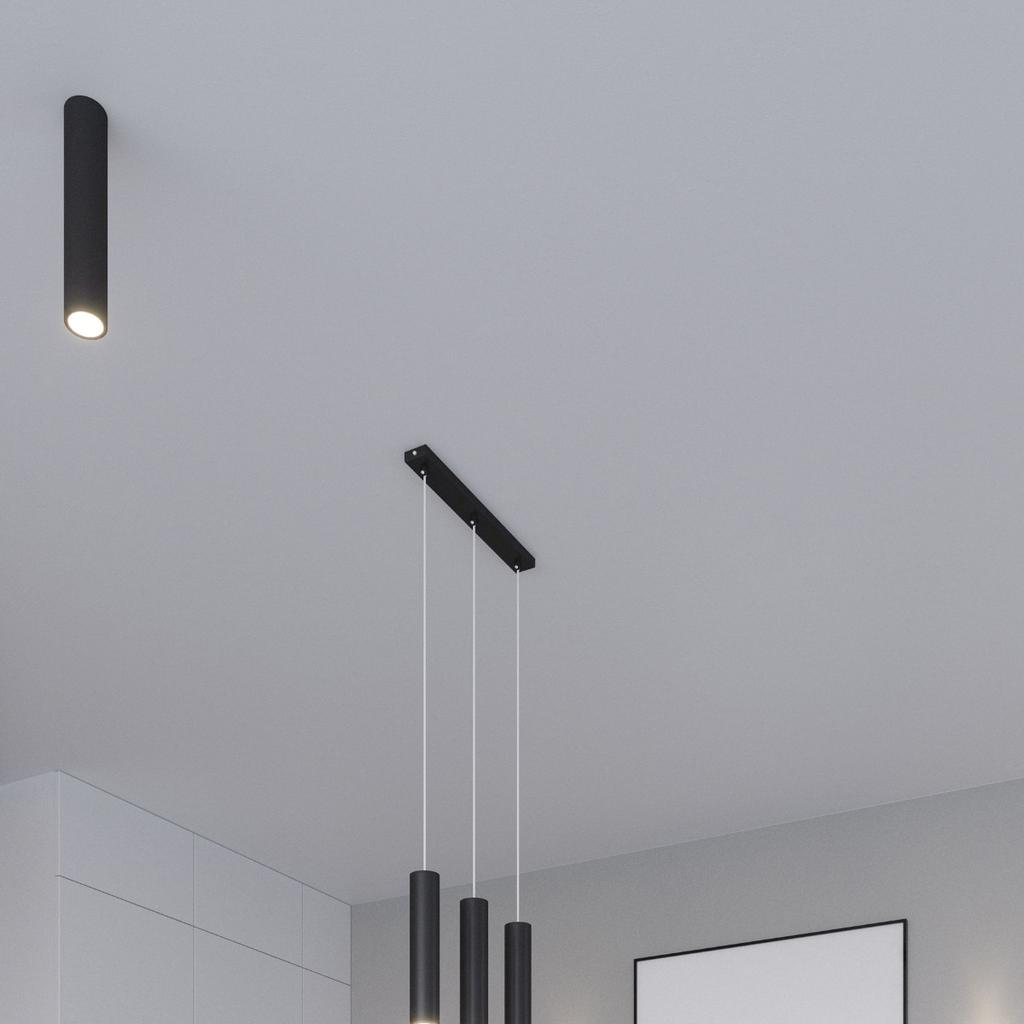 Hanging Lamp Lagos 1 Gu10 Black Sollux Sl.0327