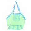 Mesh Beach Bag Multipurpose Large Capacity Foldable Beach Toy Bag for Beach Pool Outdoor Travel Gym