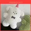 Cartoon Biscuit Puppy Plush Pillow With Embroidered Design For Kids Bedtime And Car Comfort