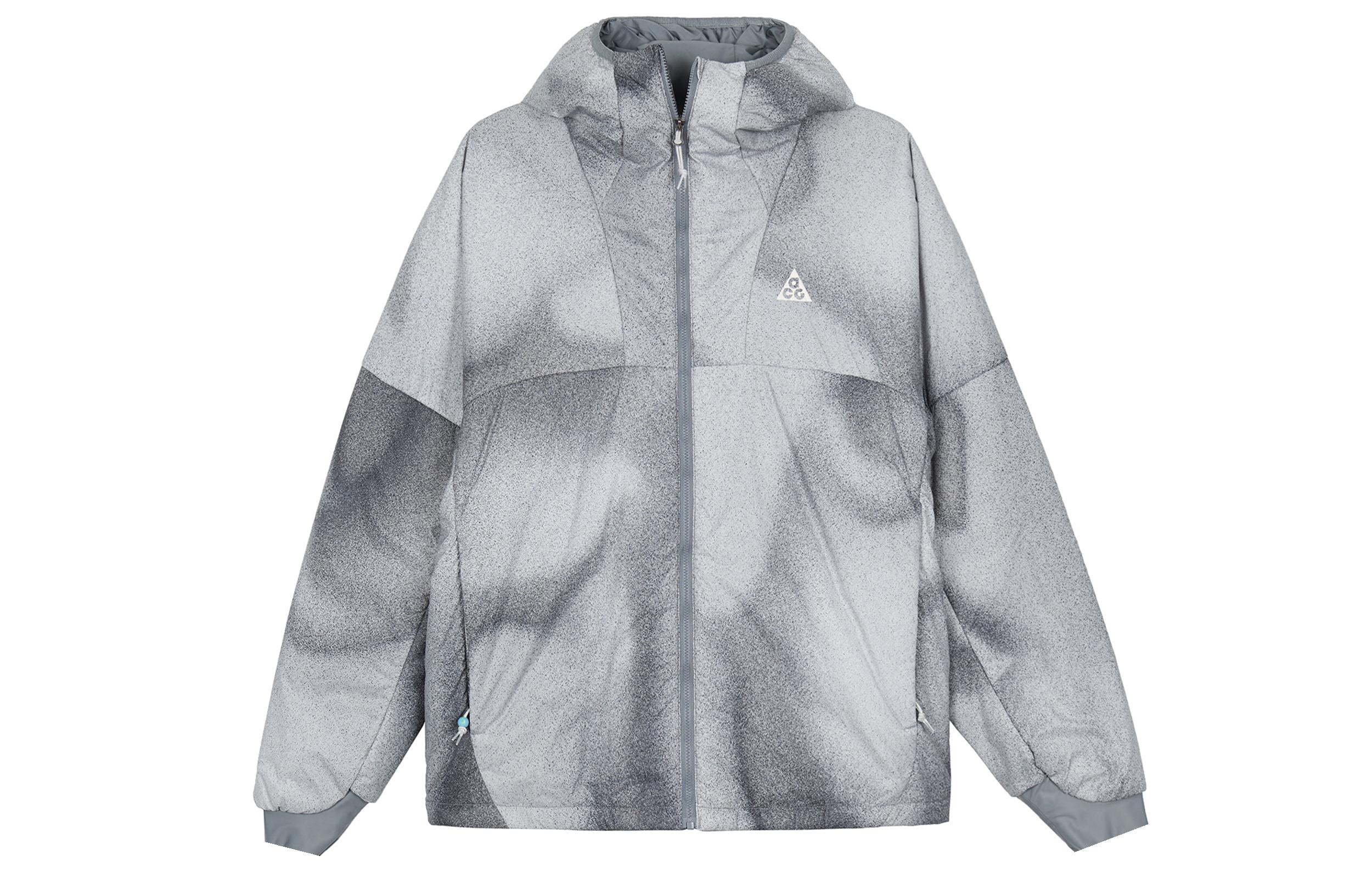 Nike ACG THERMA FIT Jackets Men s Gray Hooded Moderate Other DQ5784-065 XL
