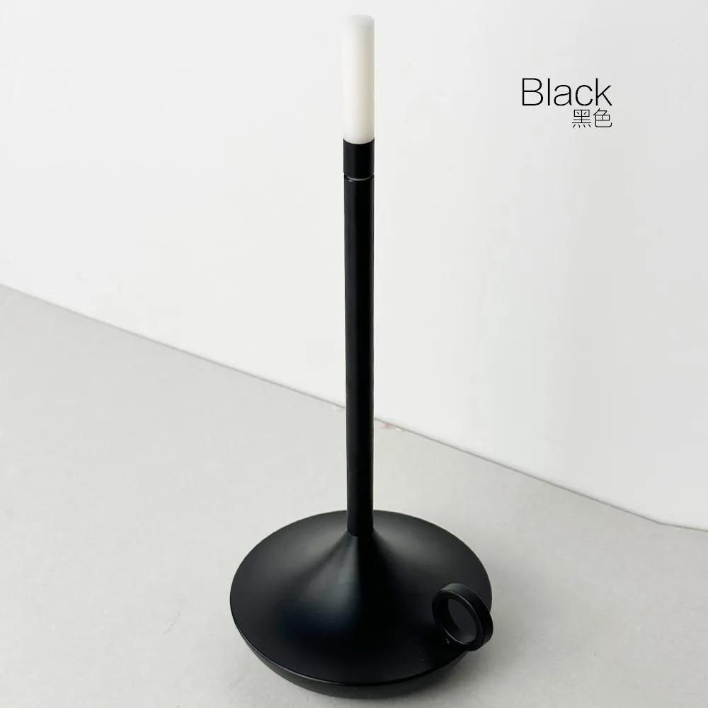 Cmoonfall Led Nordic Cordless Rechargeable Candle Dining Table Lamp Decorations For Bedside Bedroom Living Room Night Lights