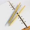 High Quality Metal Fine Ballpoint Pen with Rotating Bullet Head and Gold Silver Writing Supplies Clip School Office Gift