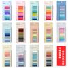 KindFuny Set Transparent Sticky Note Self-Adhesive BookMarker Annotation Reading Book Clear Tab Kawaii Cute Stationery