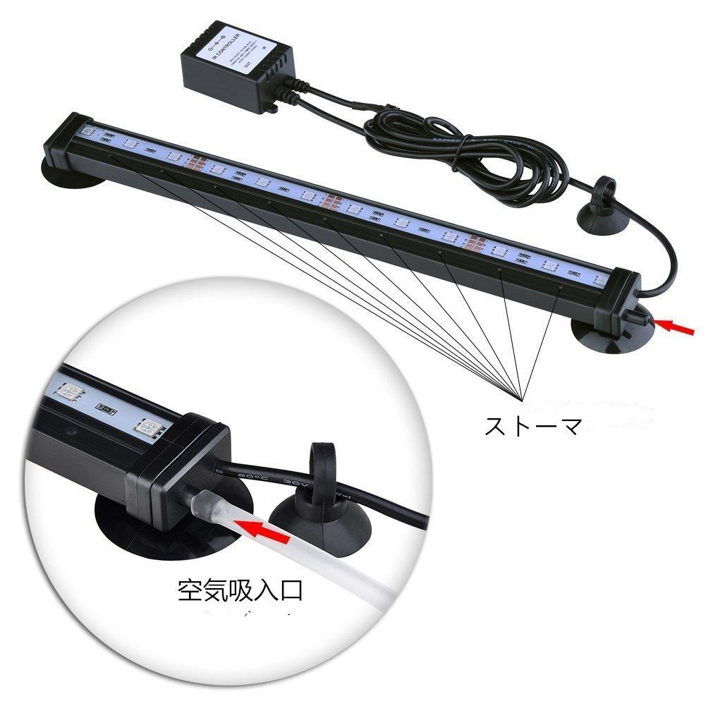 Etelux 9LED Światło Akwarium 27cm Niebieskie Białe RGB Oświetlenie Akwarium Ryby Tropikalne Akwarium Hodowla Ryb Rośliny Wodne Długa Żywotność Oszczędność Energii