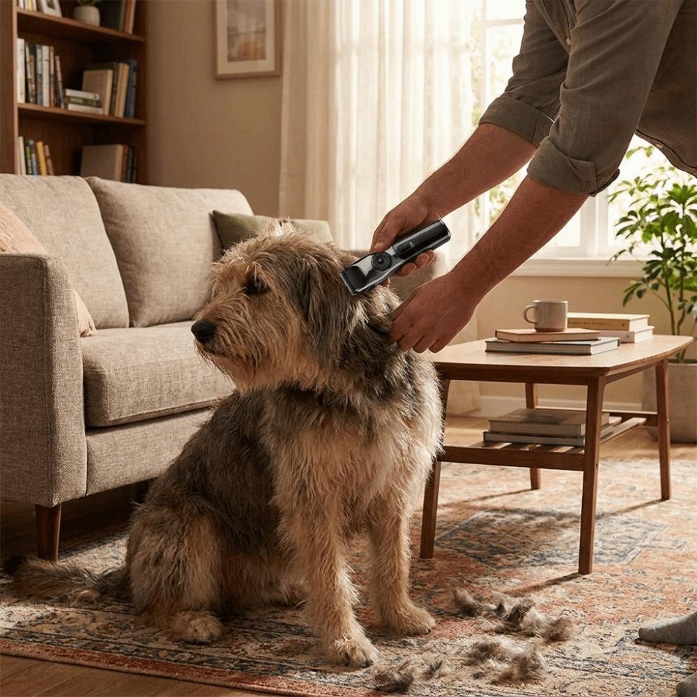 Cordless Pet Hair Trimmer USB Rechargeable Cat Grooming Shaver Pet Beauty Shaver  Pet Salon