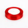 Handmade Bright Red Silk Ribbon for Wedding, Packaging, Cake Decoration, and Car Streamer.
