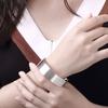 Copper Plating Open Bangle Adjustable Size Cuff Bracelet Made Of Many Coppery Color Threads Artistic Design For Women'S Jewelry