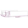 Vidaxl Under-Bed Drawers, 2 Pcs, White, Solid Pine Wood