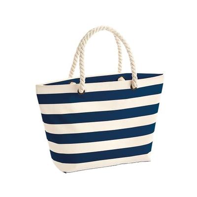 Boardwalk Striped Tote Bag