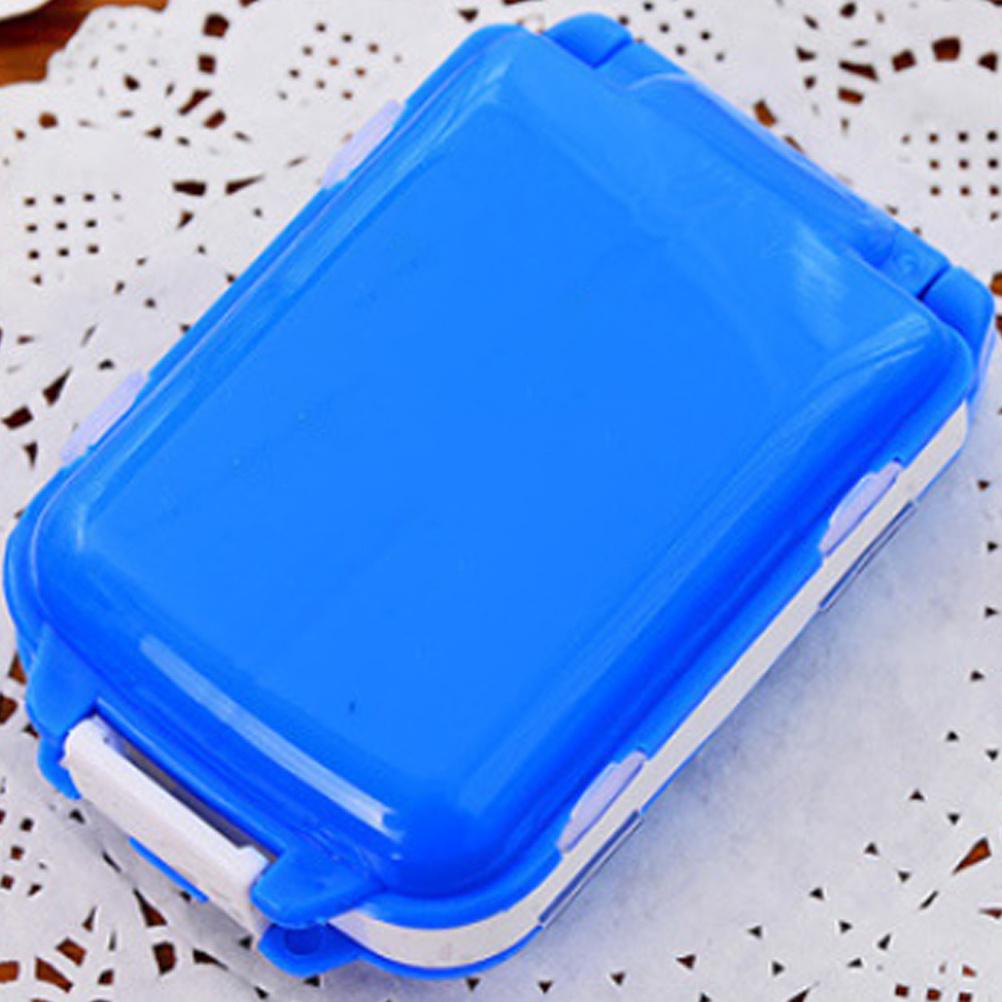 8 Slot Medicine Box Portable Plastic Organizer for Pills Tablets Capsules Storage Case Lightweight Compact Design