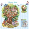 Cartoon Miniature Scene 3D Stickers Three-dimensional DIY 3D Landscape Sticker Kawaii Landscape Sticker Festival Birthday Gift