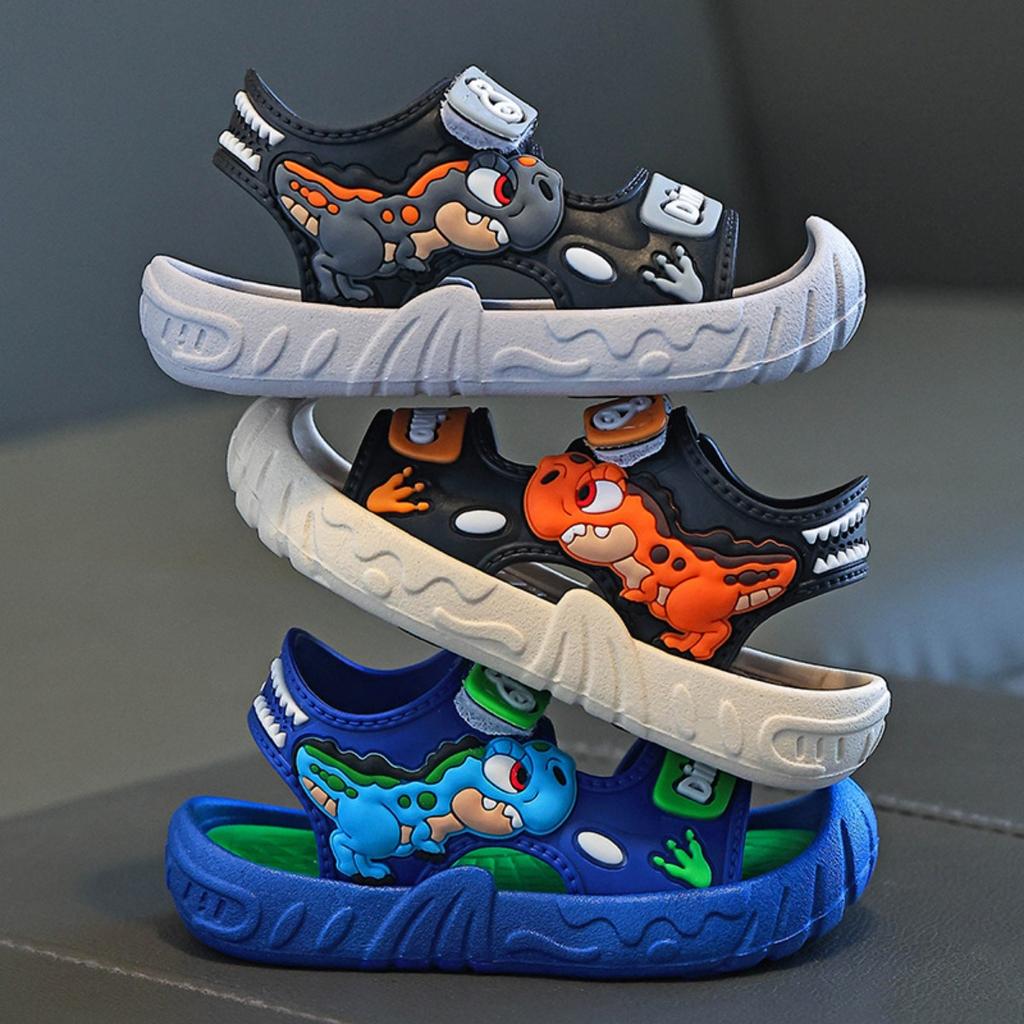 Sandaler för pojkar, Sommar Ny stil Mjuk sula Halkfria Strandskor för Grundskole-, Mellan- och Högstadieelever