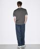 Koldeubeullaengkis Melting Lp Ringer Oversized Short Sleeve T-Shirt Charcoal