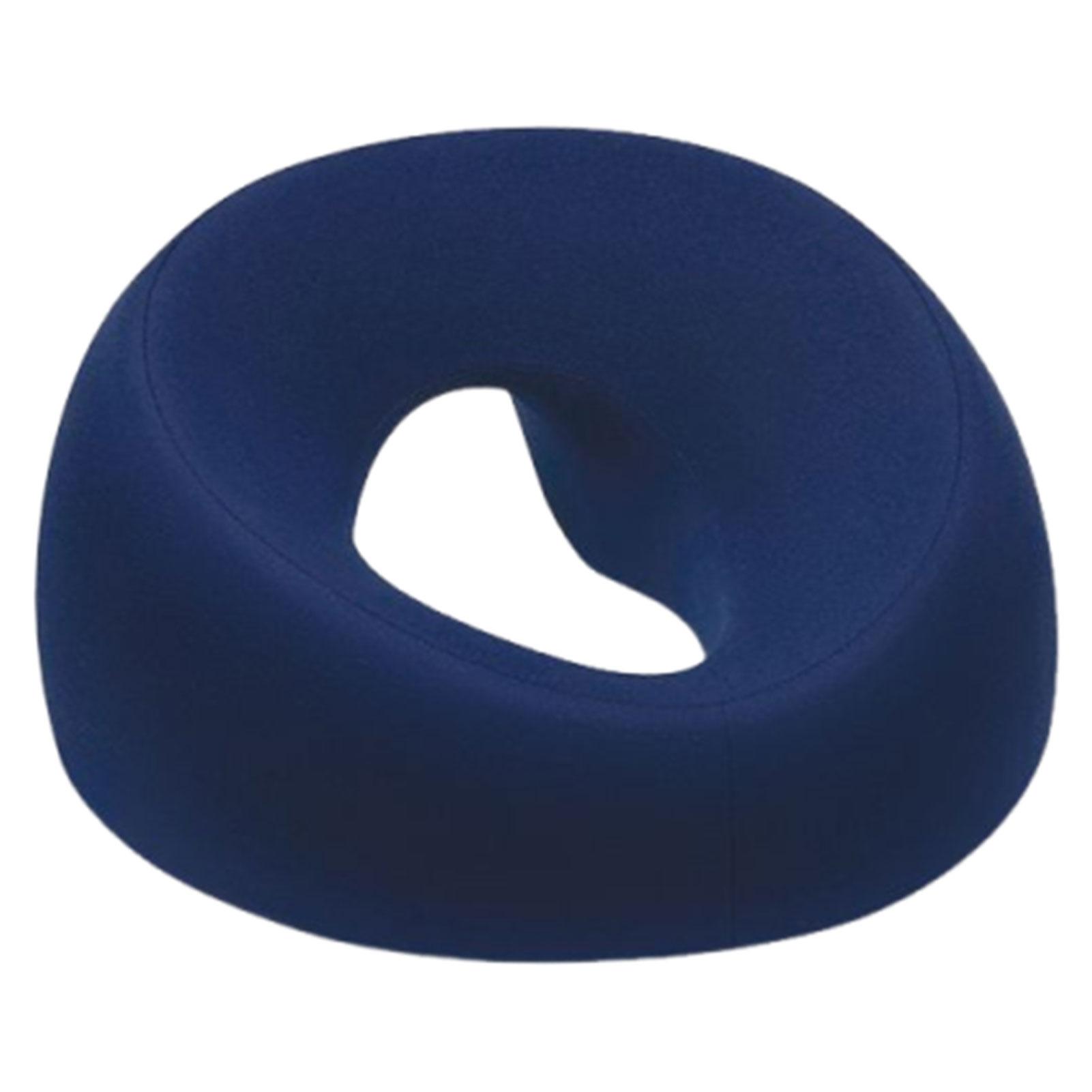 Facial Support Pillow For Massage Soft Stuffed Nap Pillow For Office Memory Foams Breathable Prone Cushion For Skin Care Spa Upgraded синий