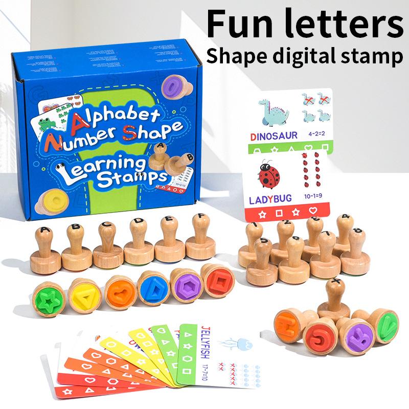 Wooden fun seal creative puzzle design exercises baby concentration hand-brain coordination educational toys