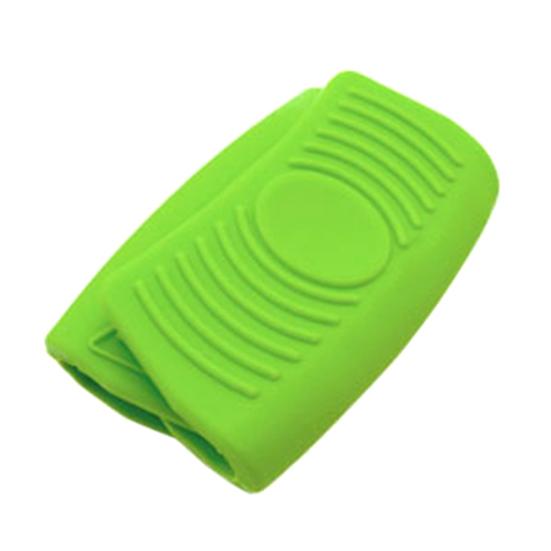 

2 шт. пищевой термосиликоновый зажим для защиты от ожогов, термостойкий зажим для миски для посуды зелёный