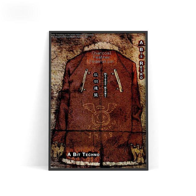 Haibane Beauty Anime Printmaking Art Poster japonez Comic Oil Painting Modern Cartoon Wall Decal