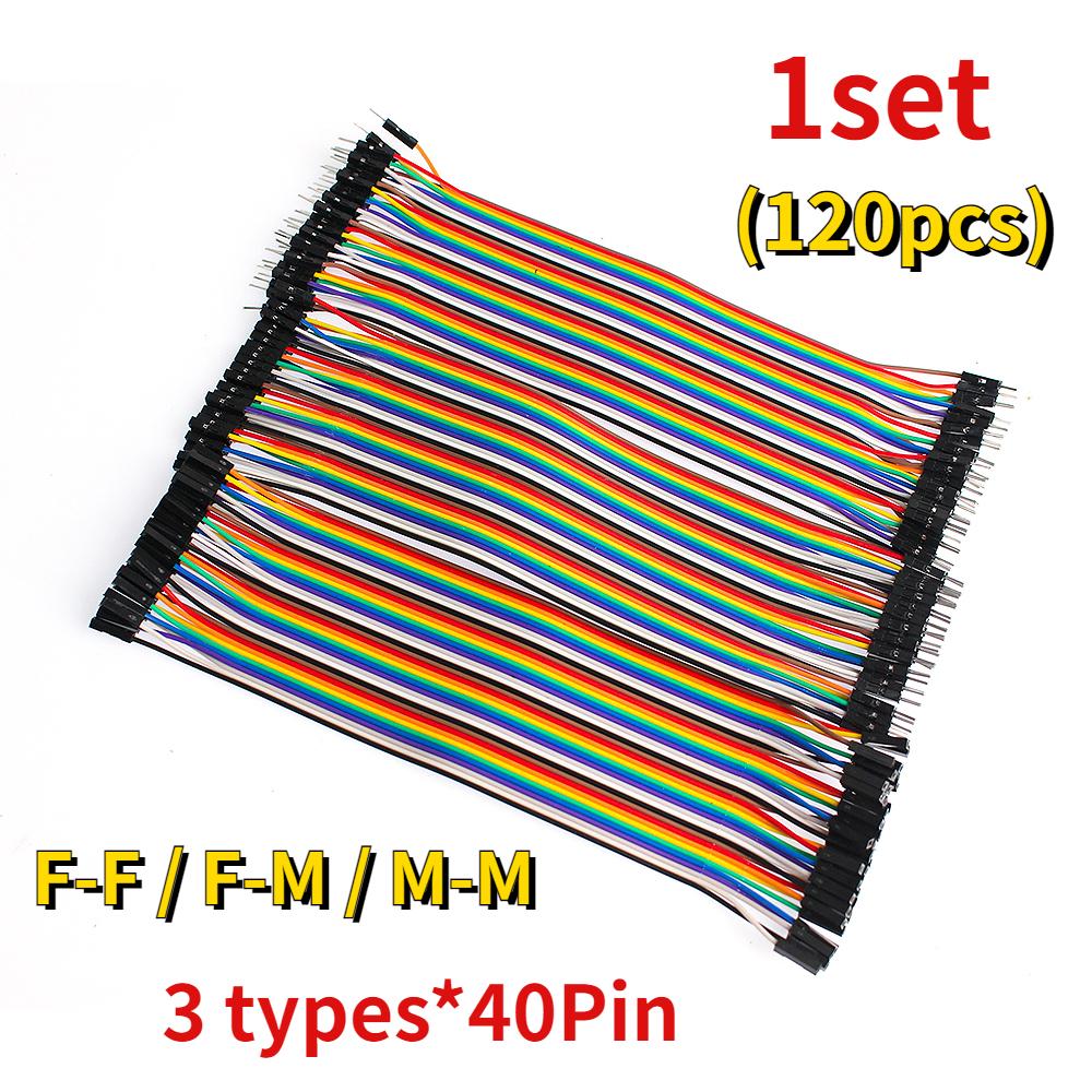 20cm Dupont Line 40pin Male To Male+Female To Male and Female To Female Jumper Wire Dupont Cable for Arduino DIY KIT