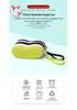 Portable Silicone Goggle Case with Double-Sided Ventilation Holes and Spacious Capacity, Featuring a Fashionable Handle.